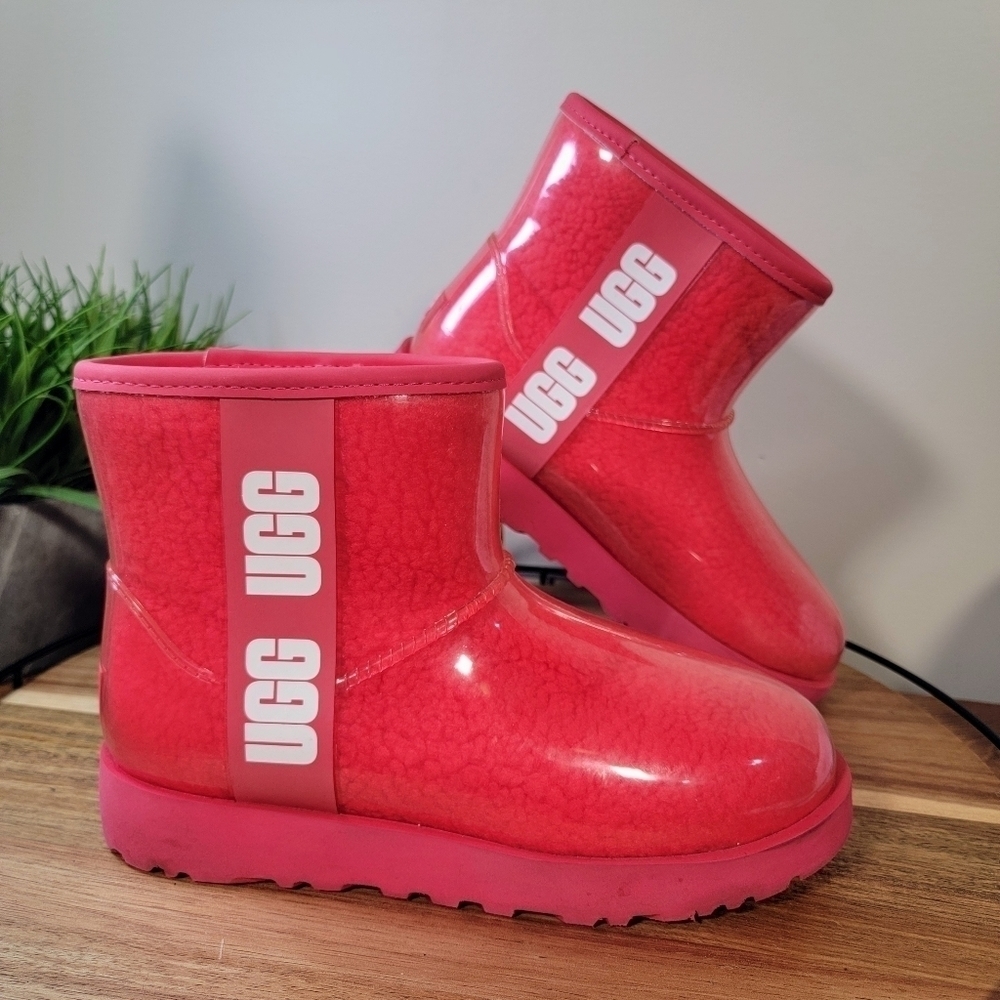 UGG Women's Classic Mini Clear Boot in Pink - Picture 3 of 15